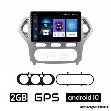 FORD MONDEO (2007 - 2010) Android οθόνη αυτοκίνητου 2GB με GPS WI-FI (ηχοσύστημα αφής 10" ιντσών OEM Youtube Playstore MP3 USB Radio Bluetooth Mirrorlink εργοστασιακή, 4x60W, AUX) 