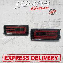 MERCEDES BENZ G CLASS W463 TAILLIGHTS FULL SMOKED 3D LED / ΟΠΙΣΘΙΑ ΦΑΝΑΡΙΑ 