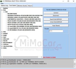 Software I / O Terminal - PSA BSI (Activation/Simcard)