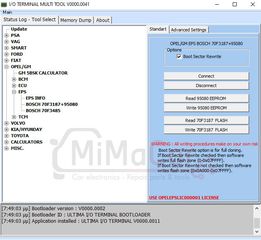 Software I / O Terminal - OPEL / GM EPS (Activation/Simcard)