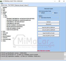 Software I / O Terminal - FORD BCM (Activation/Simcard)