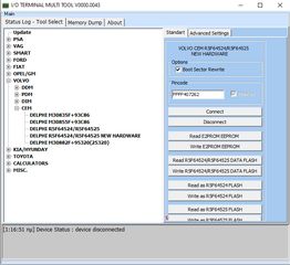 Software I / O Terminal - VOLVO CEM P2 (Activation/Simcard)