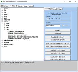 Software I / O Terminal - VOLVO CEM P3 (Activation/Simcard)
