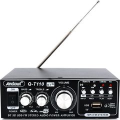 Mini Ενισχυτής 10W 12V Bluetooth FM Mp3 Andowl Q-T110 – Μαύρο