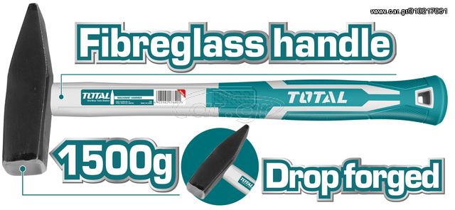 Σφυρί πένας TOTAL πλαστική λαβή 1500gr ( THT7115006 )