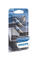 PHILIPS H6W White Vision Ultra 12V 5W 3100K (12036WVUB2) 2τμχ