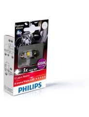 PHILIPS Festoon X-Treme Ultinon Led 43mm 6000K 24V 1W 1τμχ 249466000KX1