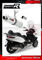 Dominator Εξάτμιση Τελικό Round S.Steel Piaggio MP3 500 2008 - 2020