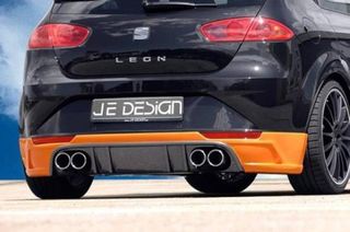 Οπίσθιος Διαχύτης - JE-DESIGN rear apron carbon look fits for Seat Leon 1P