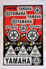 Αυτοκόλλητα Yamaha club Vynil Stickers διάσταση σελίδας 42cm X28cm