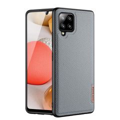 Dux Ducis Fino case covered with nylon material for Samsung Galaxy A42 5G gray