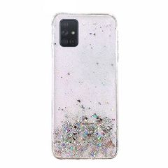 Wozinsky Star Glitter Shining Cover for Samsung Galaxy A42 5G transparent