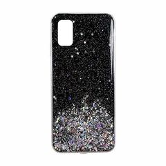 Wozinsky Star Glitter Shining Cover for Samsung Galaxy A42 5G black