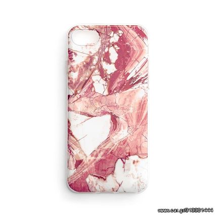 Wozinsky Marble TPU case cover for Samsung Galaxy A42 5G pink