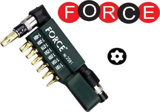 Μύτες torx με τρύπα 1/4" σετ 8 τεμαχίων FORCE 2081 ( 2081 )