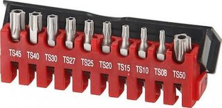 Μύτες torx με 5 γωνίες με τρύπα 1/4" σετ 10 τεμαχίων FORCE 21013 ( 21013 )