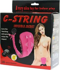 C-string invisible erotic underwear,10 speed vibration, wirless control-thumb-3