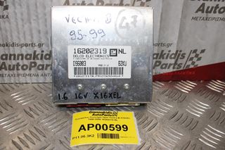 Εγκέφαλος Κινητήρα Opel Vectra Β X16XEL DELCO 1990-2000 16202319 NL