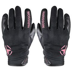Γάντια μηχανής γυναικεία Harisson Splash Evo Lady μαύρα / ροζ