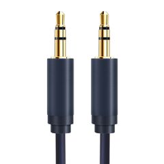 Καλώδιο ήχου 3.5mm CABLETIME CT-AV301-H11G, gold plated, 1m, μπλε