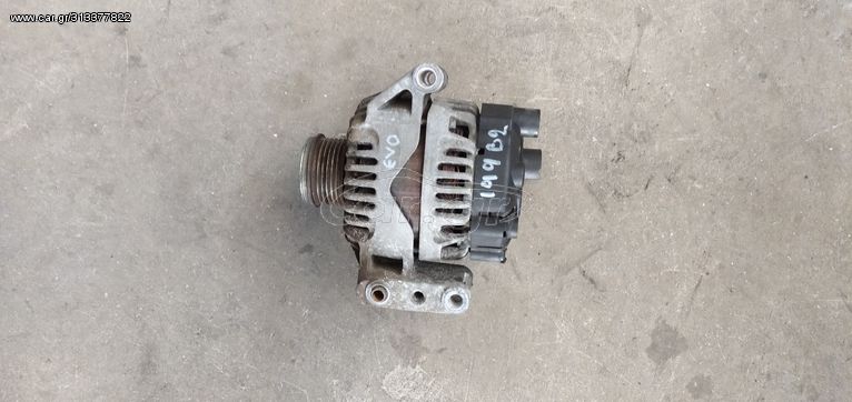 Δυναμό Valeo 199B2000, 1.3lt, για Fiat Punto Evo 2006-2012, Fiorino-Qubo '08-'16, Doblo '02-'08