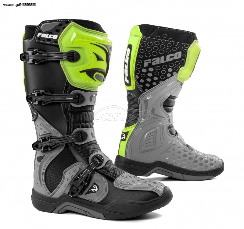 ΜΠΟΤΕΣ ΜΗΧΑΝΗΣ FALCO LEVEL GREY FLUO