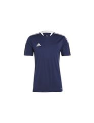 Adidas Tiro 21 Training Jersey Αθλητικό Ανδρικό T-shirt Navy Μπλε με Λογότυπο GM7585