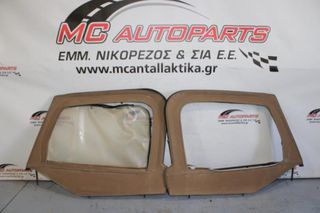 Soft Top  JEEP WRANGLER (TJ) (1999-2006)     εμπρός παράθυρα και πλαστικά