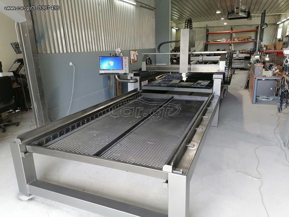  CNC Fiber Laser 3Kw HRL-1530 Double Bed for Metal Cutting