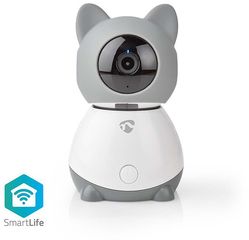 NEDIS SmartLife Indoor Camera Wi-Fi Full HD 1080p Pan tilt - (WIFICI30CGY)