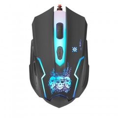 DEFENDER GM-180L SKULL WIRED GAMING OPTICAL MOUSE 3200dpi 6 BUTTONS - (52180)