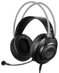 A4TECH Headset USB 50mm ακουστικά DSP stereo μαύρα - (FH200U)