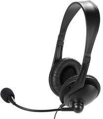 VIVANCO STEREO HEADPHONES PC 3.5mm WITH MIC - (36671)