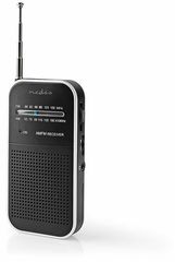 NEDIS RDFM1110SI FM / AM Radio 1.5 W Pocket Size Silver / Black