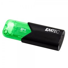 EMTEC ΣΤΙΚΑΚΙ ΜΝΗΜΗΣ 64GB USB 3.2 B110 CLICK EASY green - (ECMMD64GB113)