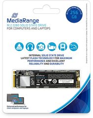 MediaRange Internal M.2 2280 solid state drive NVMe PCIe 3.1 x4 20 Gb/s 256GB black - (MR1031)