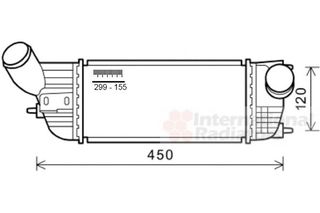 Ψυγείο Intercooler PEUGEOT 508 Sedan / 4dr 2014 - ( F/L ) 2.0 HDi  ( RHA (DW10CTED4),RHF (DW10BTED4)  ) (140 hp ) Πετρέλαιο #630106230