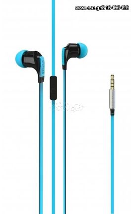 VIVANCO TALK STEREO HANDSFREE EARBUDS blue - (36484)