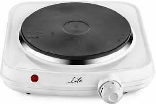 LIFE PERFECT COOK electric single hotplate 1500W white - (221-0184)