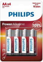 PHILIPS Power αλκαλικές μπαταρίες LR6P4B/10 AA LR6 1.5V 4τμχ - (LR6P4B-10)