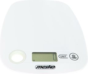 MESKO KITCHEN SCALE WITH HOLE TO HANG WHITE - (MS3159W)