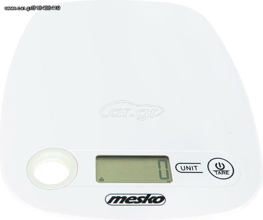 MESKO KITCHEN SCALE WITH HOLE TO HANG WHITE - (MS3159W)