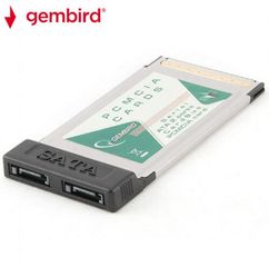 GEMBIRD SERIAL ATA CARDBUS PCMCIA CARD 2 SATA PORTS - (PCMCIA-SATA2)