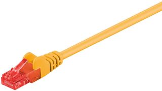 GOOBAY καλώδιο UTP Cat 6 CCA 24AWG PVC 05m κίτρινο - (68433)