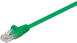 GOOBAY καλώδιο UTP Cat 5e CCA 27AWG PVC 0.25m πράσινο - (68612)