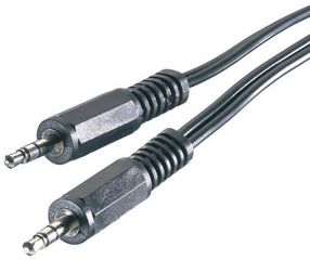 VIVANCO BULK AUDIO CONNECTION CABLE 1x 3.5mm JACK to 1x 3.5mm JACK 1.5m - (19719)