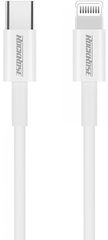Rockrose καλώδιο Type-C σε Lightning IVORY CL 2.4A 8W PD 1m λευκό - (RRCS08CL)