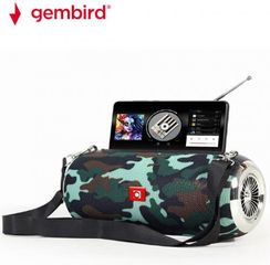 GEMBIRD PORTABLE BLUETOOTH SPEAKER WITH ANTENNA CAMO - (SPK-BT-17-CM)