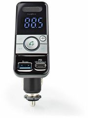 NEDIS CATR130BK Car FM Transmitter Bluetooth Pro Microphone Noise Cancelling Mic