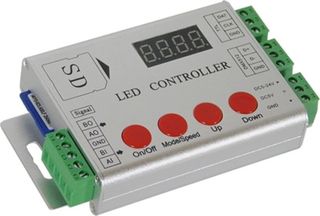 GloboStar LED Digital RGB Controller DMX512 & Κάρτα SD για LED Digital RGB Προϊόντα 5v - 12v - 24v HC03 2048 IC - (73444)